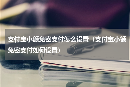 支付宝小额免密支付怎么设置（支付宝小额免密支付如何设置）