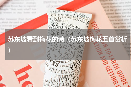 苏东坡看到梅花的诗（苏东坡梅花五首赏析）