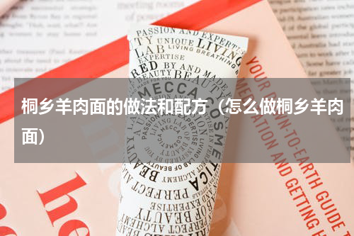 桐乡羊肉面的做法和配方（怎么做桐乡羊肉面）