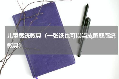 儿童感统教具（一张纸也可以当成家庭感统教具）