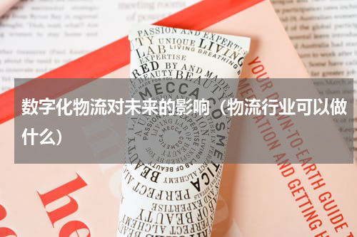 数字化物流对未来的影响（物流行业可以做什么）