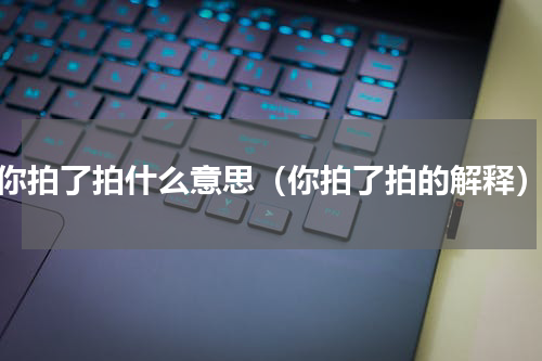 你拍了拍什么意思（你拍了拍的解释）