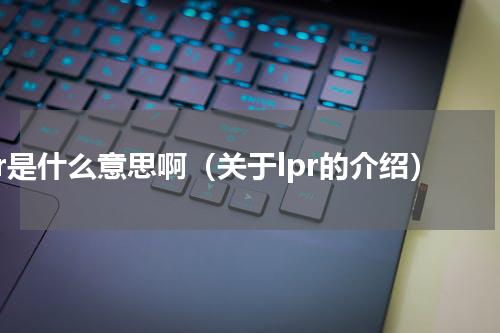 lpr是什么意思啊（关于lpr的介绍）