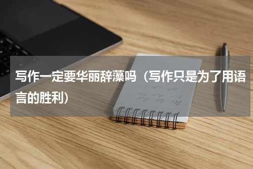 写作一定要华丽辞藻吗（写作只是为了用语言的胜利）