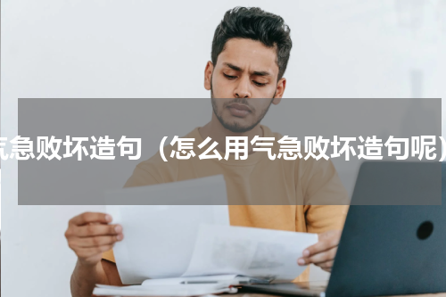 气急败坏造句（怎么用气急败坏造句呢）
