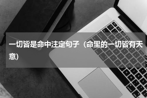 一切皆是命中注定句子（命里的一切皆有天意）