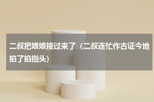 二叔把娘娘接过来了（二叔连忙作古证今地掐了掐指头）