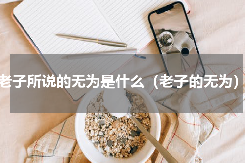 老子所说的无为是什么（老子的无为）