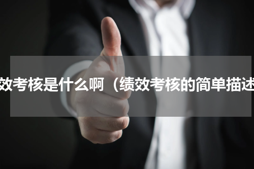 绩效考核是什么啊（绩效考核的简单描述）