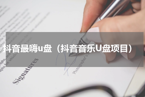 抖音最嗨u盘（抖音音乐U盘项目）