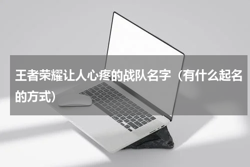 王者荣耀让人心疼的战队名字（有什么起名的方式）