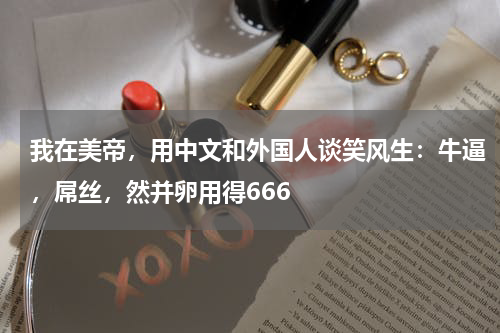 我在美帝，用中文和外国人谈笑风生：牛逼，屌丝，然并卵用得666