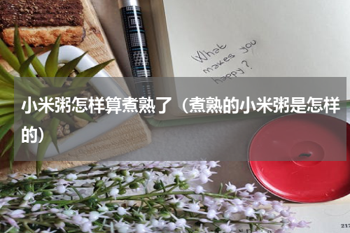 小米粥怎样算煮熟了（煮熟的小米粥是怎样的）