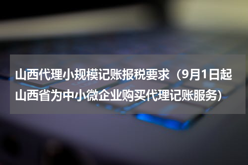 山西代理小规模记账报税要求（9月1日起山西省为中小微企业购买代理记账服务）