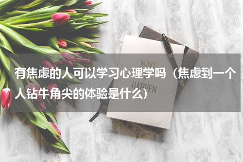 有焦虑的人可以学习心理学吗（焦虑到一个人钻牛角尖的体验是什么）