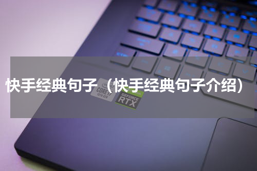 快手经典句子（快手经典句子介绍）