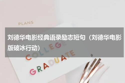 刘德华电影经典语录励志短句（刘德华电影版破冰行动）