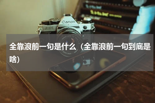 全靠浪前一句是什么（全靠浪前一句到底是啥）