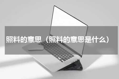 照料的意思（照料的意思是什么）
