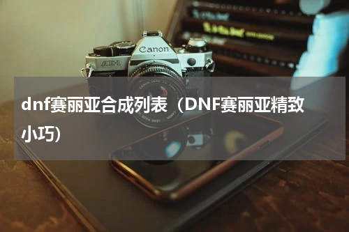 dnf赛丽亚合成列表（DNF赛丽亚精致小巧）