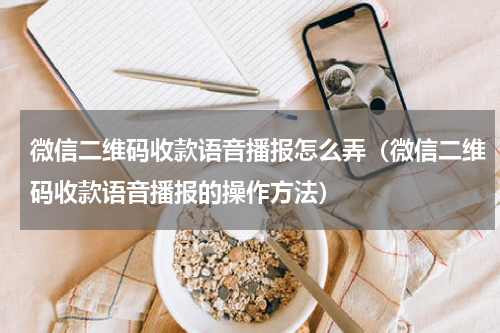 微信二维码收款语音播报怎么弄（微信二维码收款语音播报的操作方法）