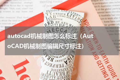 autocad机械制图怎么标注（AutoCAD机械制图编辑尺寸标注）
