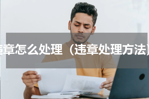 违章怎么处理（违章处理方法）