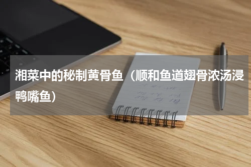 湘菜中的秘制黄骨鱼（顺和鱼道翅骨浓汤浸鸭嘴鱼）