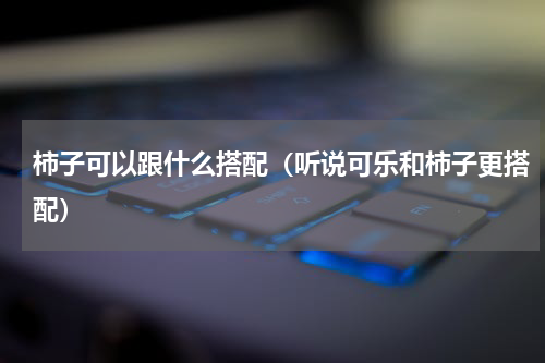 柿子可以跟什么搭配（听说可乐和柿子更搭配）