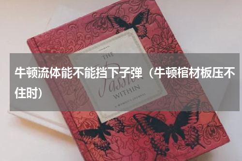 牛顿流体能不能挡下子弹（牛顿棺材板压不住时）