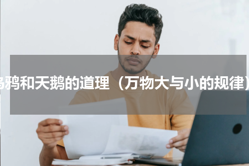 乌鸦和天鹅的道理（万物大与小的规律）