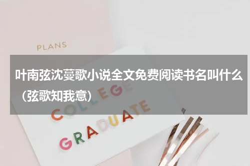 叶南弦沈蔓歌小说全文免费阅读书名叫什么（弦歌知我意）