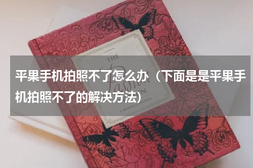 平果手机拍照不了怎么办（下面是是平果手机拍照不了的解决方法）