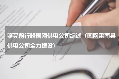 照亮前行路国网供电公司综述（国网肃南县供电公司全力建设）