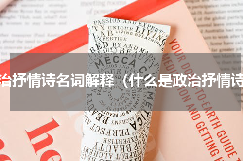 政治抒情诗名词解释（什么是政治抒情诗）
