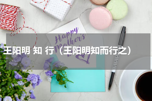 王阳明 知 行（王阳明知而行之）
