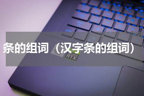 条的组词（汉字条的组词）