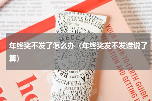 年终奖不发了怎么办（年终奖发不发谁说了算）