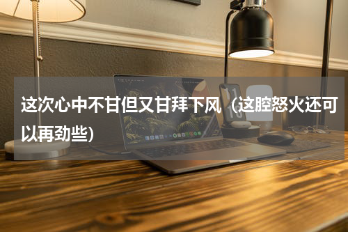 这次心中不甘但又甘拜下风（这腔怒火还可以再劲些）