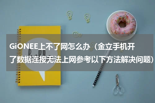 GiONEE上不了网怎么办（金立手机开了数据连接无法上网参考以下方法解决问题）