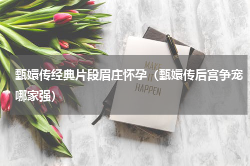 甄嬛传经典片段眉庄怀孕（甄嬛传后宫争宠哪家强）