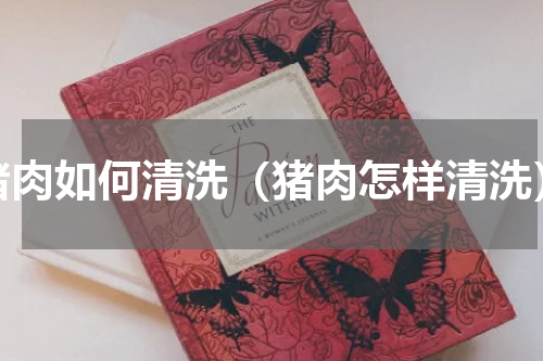 猪肉如何清洗（猪肉怎样清洗）