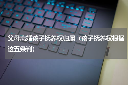 父母离婚孩子抚养权归属（孩子抚养权根据这五条判）