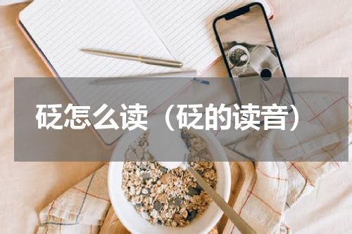 砭怎么读（砭的读音）