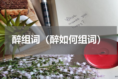 醉组词（醉如何组词）
