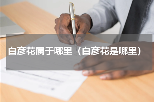 白彦花属于哪里（白彦花是哪里）