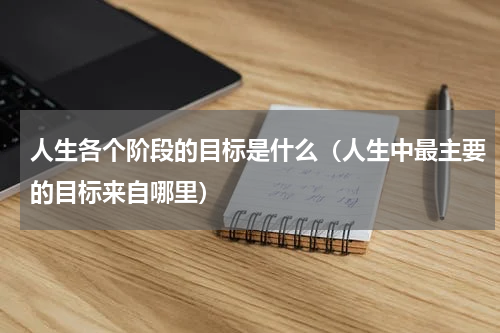 人生各个阶段的目标是什么（人生中最主要的目标来自哪里）
