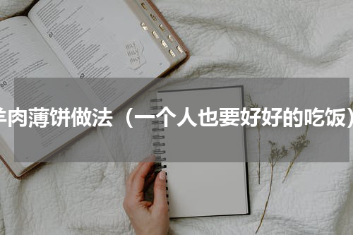 羊肉薄饼做法（一个人也要好好的吃饭）