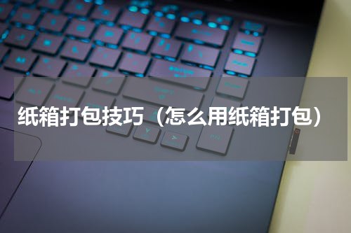 纸箱打包技巧（怎么用纸箱打包）
