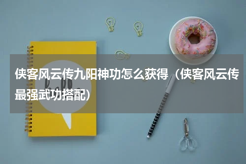 侠客风云传九阳神功怎么获得（侠客风云传最强武功搭配）